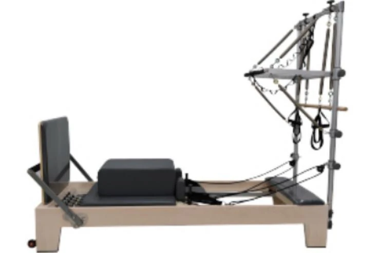 Pilates reformer with tower