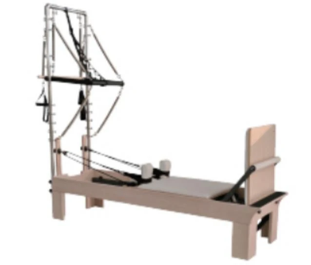 Maple Pilates Reformer with Tower and Inset Footbar | ATUSCB004
