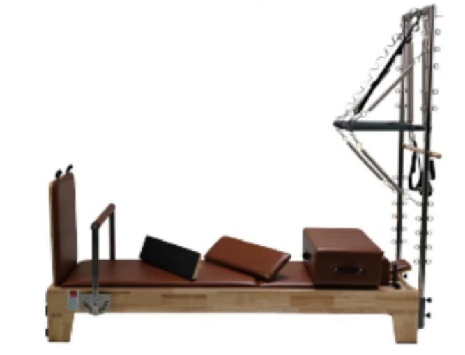 Oak Pilates Reformer with Tower | ATUSCB005