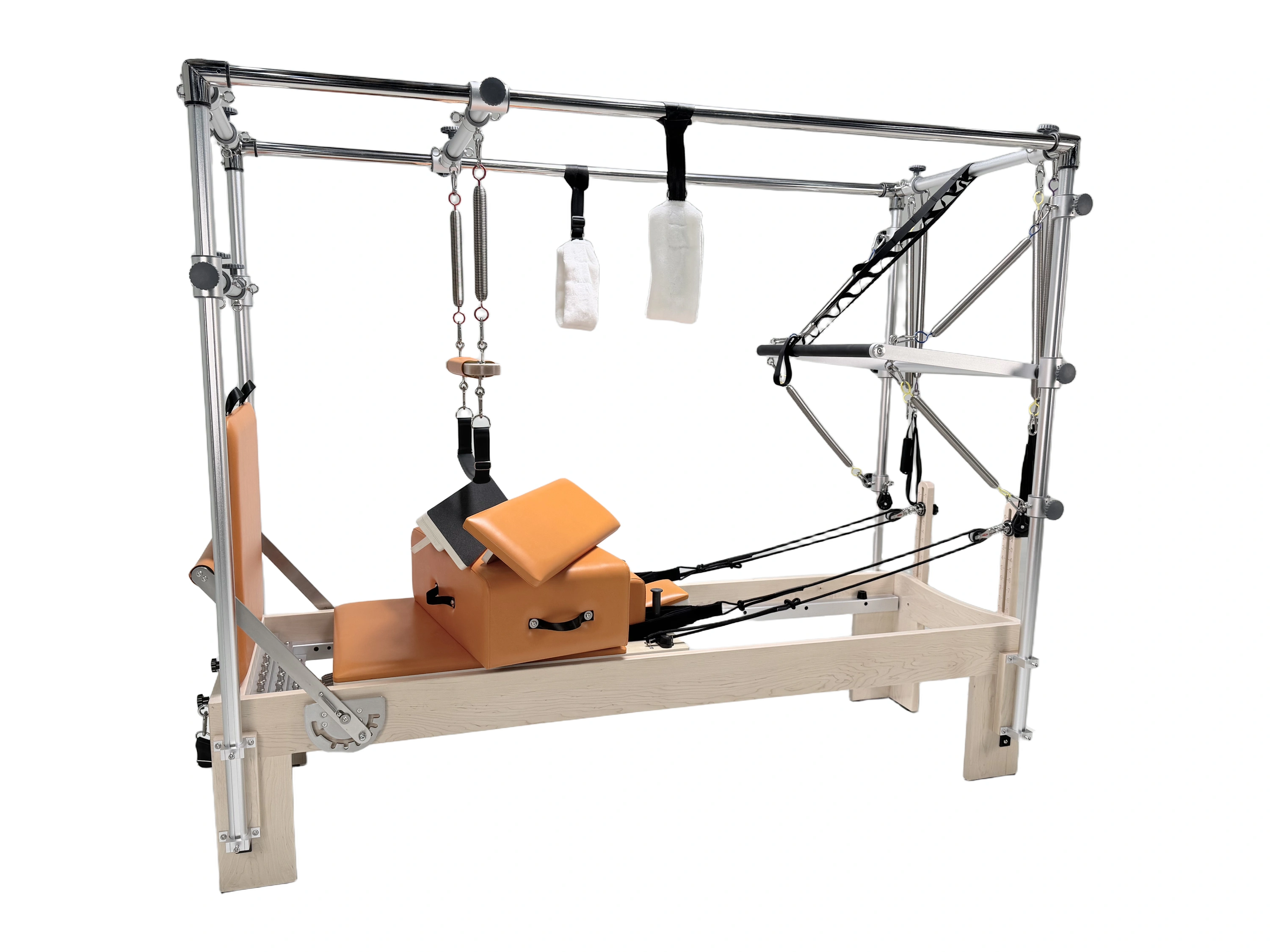 Maple 3-in-1 Cadillac Pilates Reformer with Aluminum Tubing | ATUSCS002 · 1